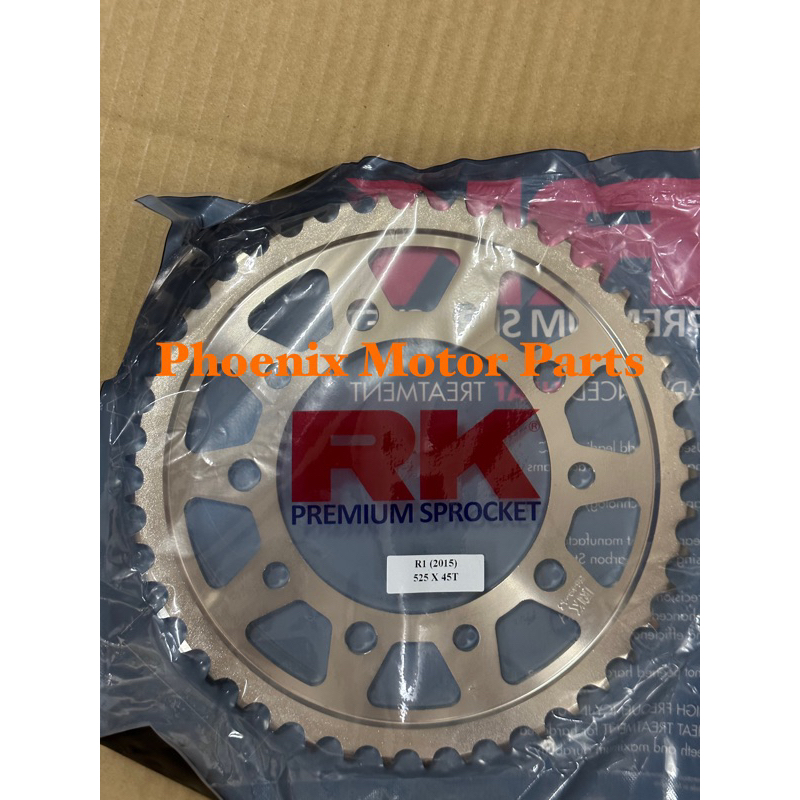 Yamaha R1 / R1M / MT09 V3 / Tracer 9 GT 2022/23 Rk Sprocket 525 X 41/45T