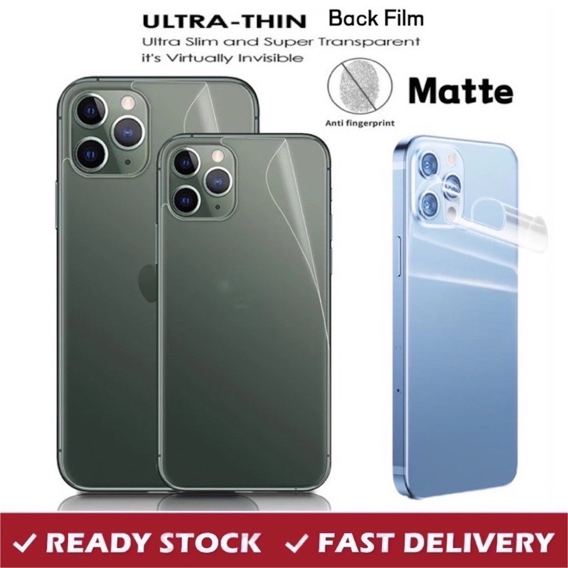 Back Film Sticker Matte iPhne 13 Pro max iphanne 11 / 11 Pro Max / iPnne X iP SE2020 IP 7/ 8 Plus iP
