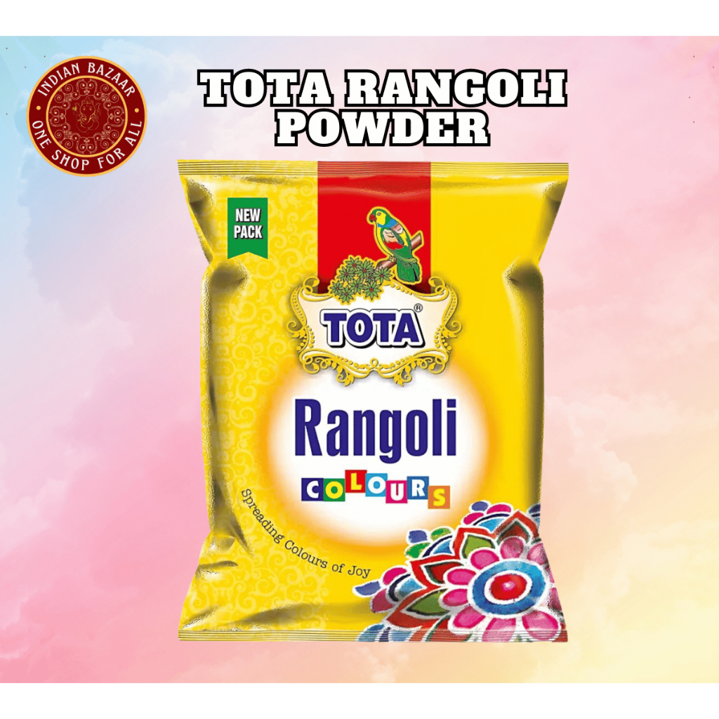 TOTAS MULTICOLOUR RANGOLI POWDER -10 สีในแพ็คเดียว +