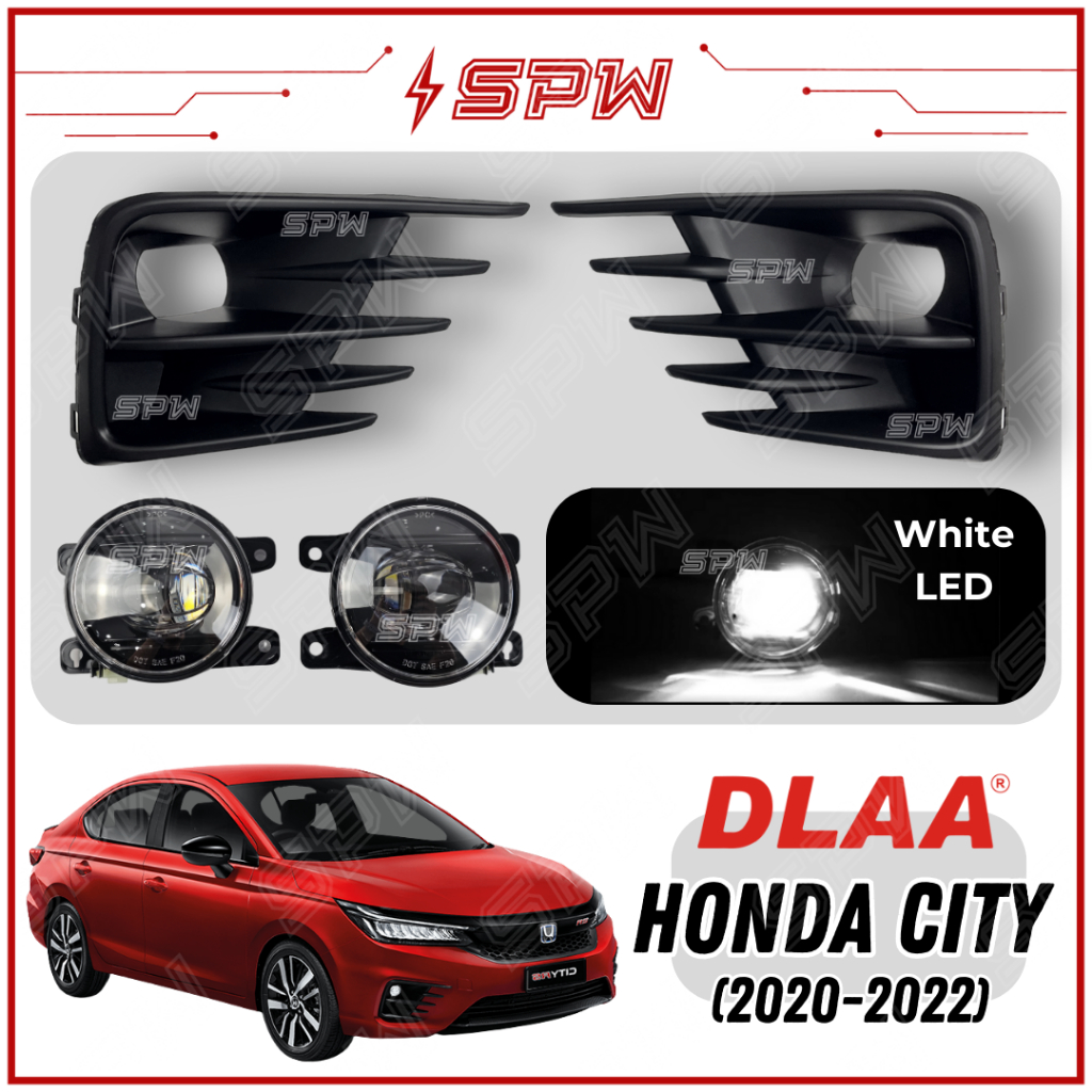 หลอดไฟตัดหมอก LED DLAA GN2 GN3 GN5 สําหรับ Honda City Sedan Hatchback (2020 ถึง 2022)