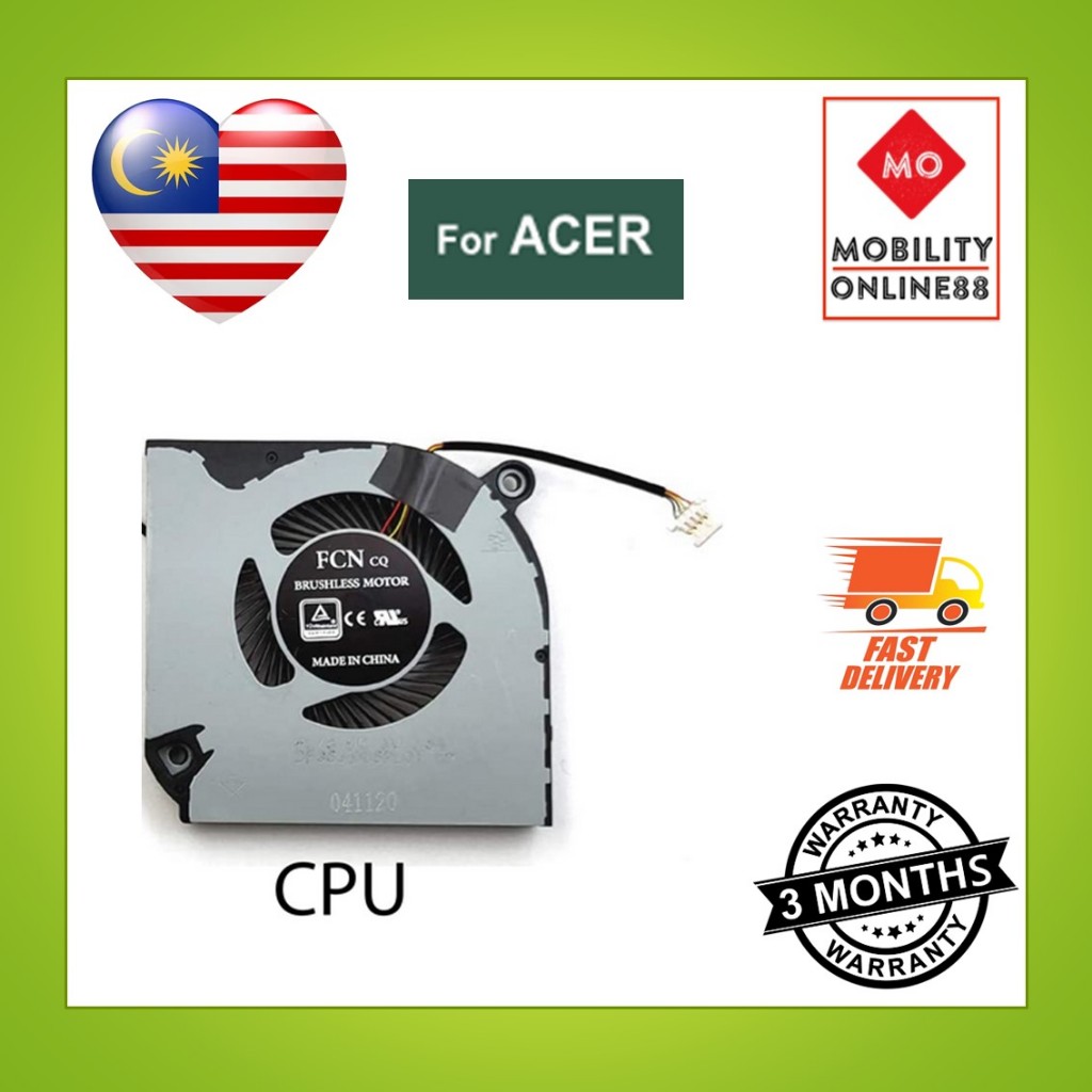 Acer AN715-51 AN715-51-73BU AN715-51-76LS/796C (CPU + GPU) พัดลมแล็ปท็อป