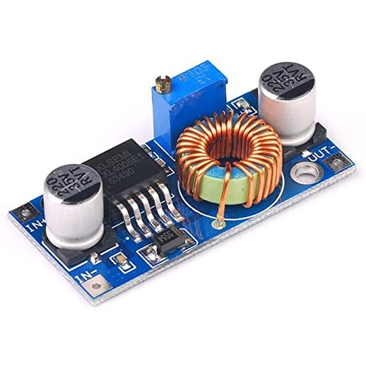 XL4005 5A Max DC-DC ขั้นตอนลงโมดูลจ่ายไฟแบบปรับได้