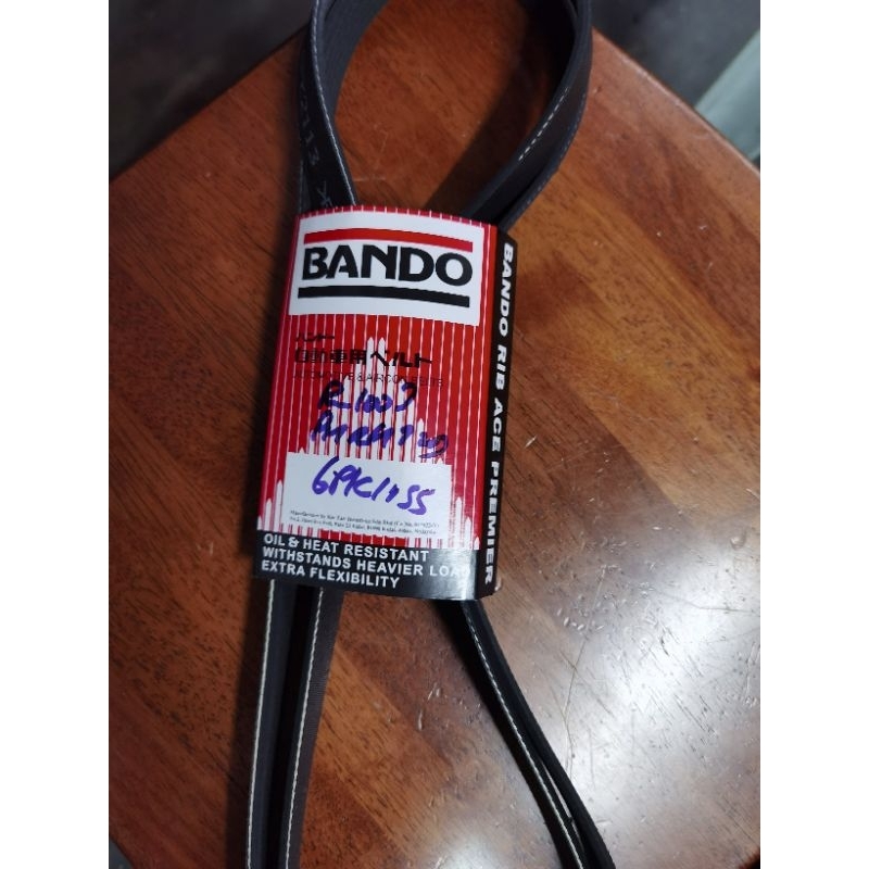 6PK1155 เข็มขัดพัดลม BANDO PERODUA AXIA