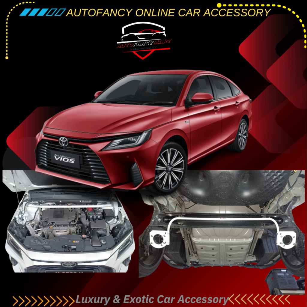 ด้านหลัง ANTI ROLL BAR FRONT STRUT BAR 2 POINT TOYOTA VIOS YEAR 2023 16MM 19MM