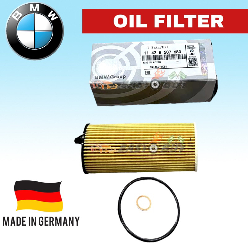กรองน้ํามันเครื่อง BMW - BMW 5 SERIES F10 E90 3 SERIS F30 X4 X3 X1 X6 DIESEL (OX404D) (HU6004X) 1142