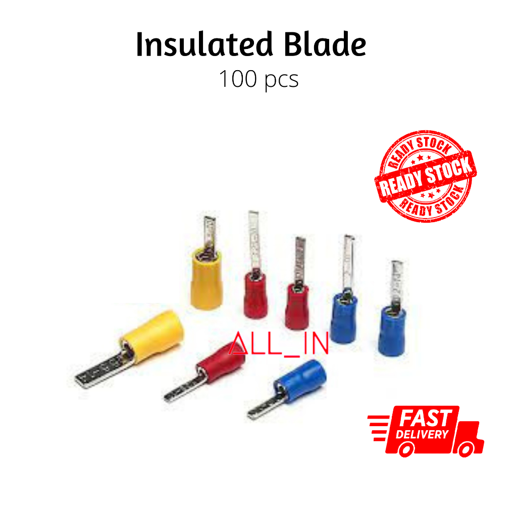 (100 ชิ้น) ขั้วใบหุ้มฉนวน PIN1.25F18 / PIN2F18 / PIN5.5F18