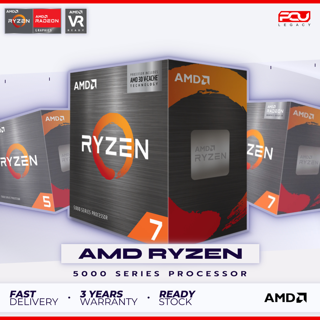 # PCU LEGACY # AMD RYZEN 5 5500 5500GT 5600 5600X 5600GT / AMD RYZEN 7 5700X 5700G 5700X3D 5800X3D P