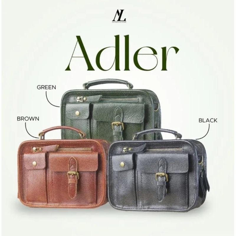 กระเป๋า Dhebs ADLER โดยหนัง Unisex ของ Anthon