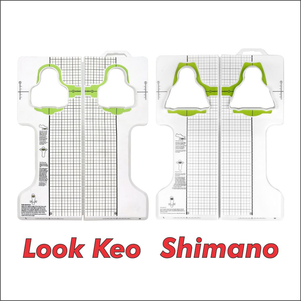 IKIA จักรยานเสือหมอบ Cleats ตําแหน่งปรับเครื่องมือดู KEO Shimano Cleats เครื่องมือปรับ Kasut RB Clea