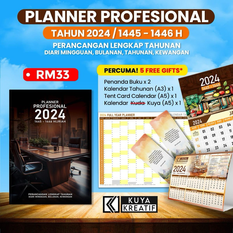 !!️ !!️ Planner Profesional 2024