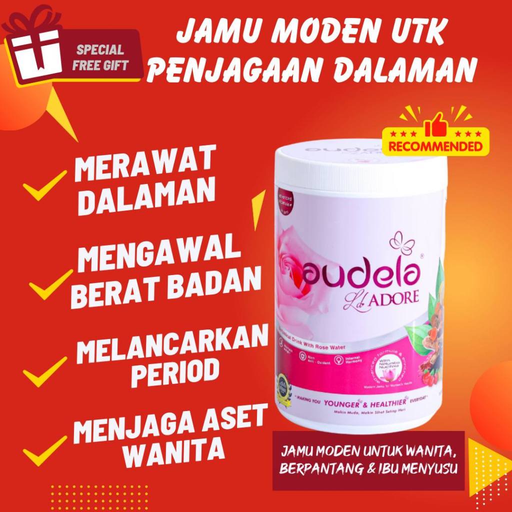 Audela Adore Jamu สําหรับผู้หญิง Modern Jamu วัสดุแบบดั้งเดิมชุดชั้นในสตรีปัญหา