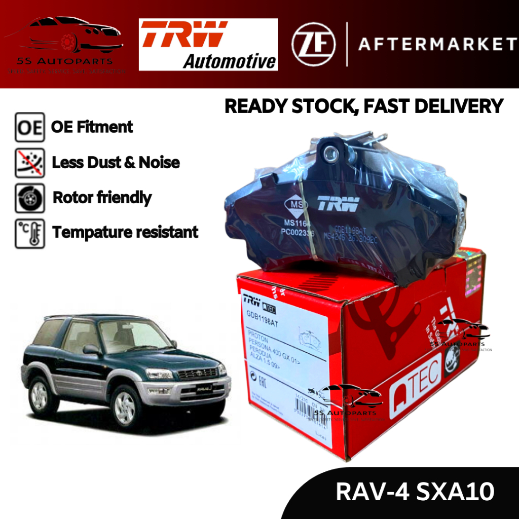 TRW Toyota RAV-4, SXA10 Front (Depan) ดิสก์เบรก (4 ชิ้น)