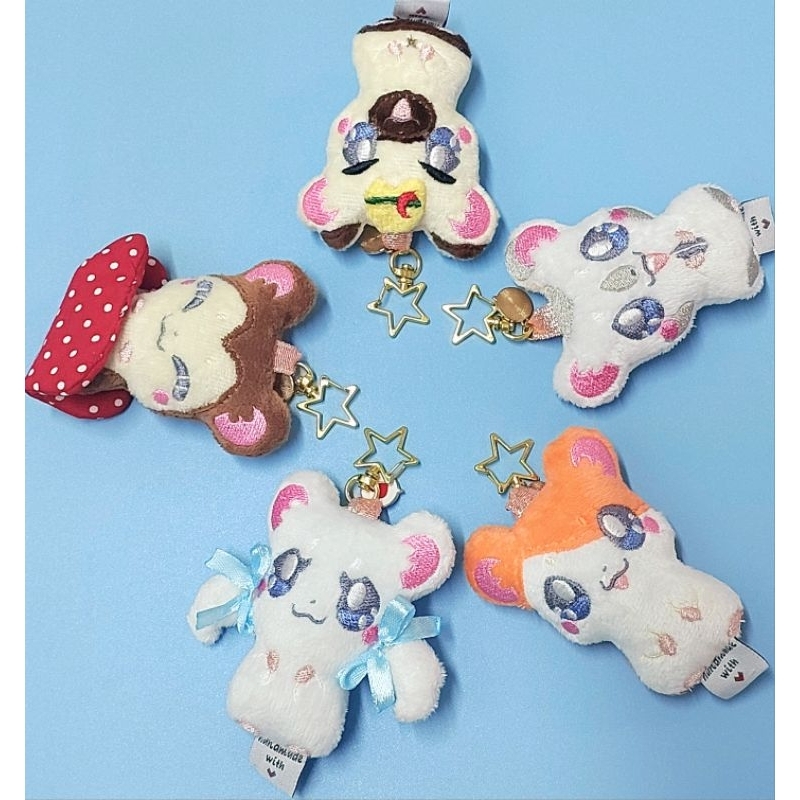 พวงกุญแจ Hamtaro Plushies แฮนด์เมด