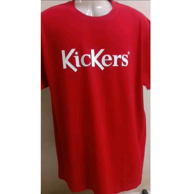 Kickers [ KICKERS ] เสื้อยืด Lengan Pendek TeeShirt Lelaki dan Wanita Cotton 100%