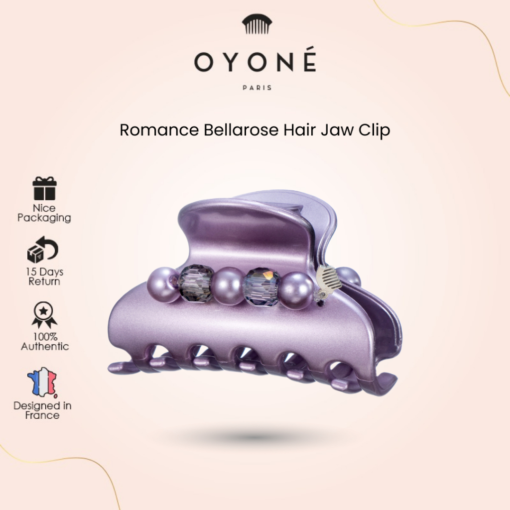 Oyone Romance Bellarose ผม Jaw คลิปอุปกรณ์เสริมผมคลิปผม Pin Sepit Rambut 发夹
