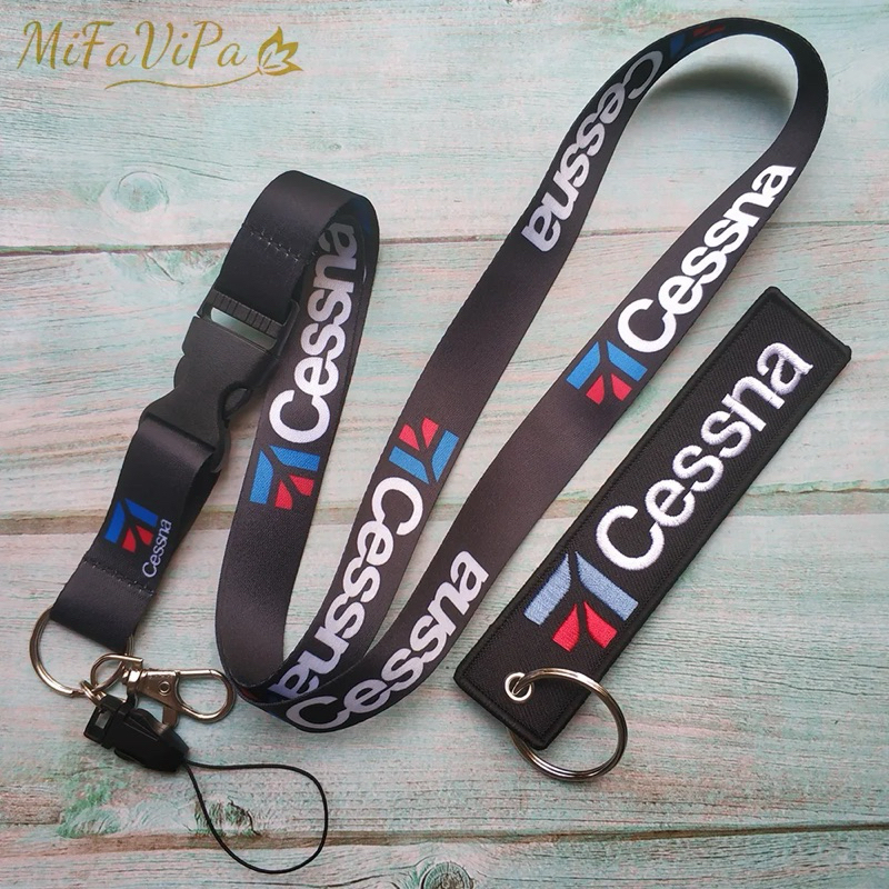 [KEDAI LOKAL] Piper CESSNA Key Chain Tag Piper Cessna MFA HM Aerospace Pilot Lanyard Student Cadet น