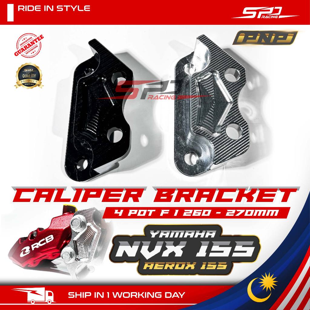NVX ขายึดคาลิปเปอร์สําหรับ 4 POT I FRONT I 260-270 MM I NVX 155