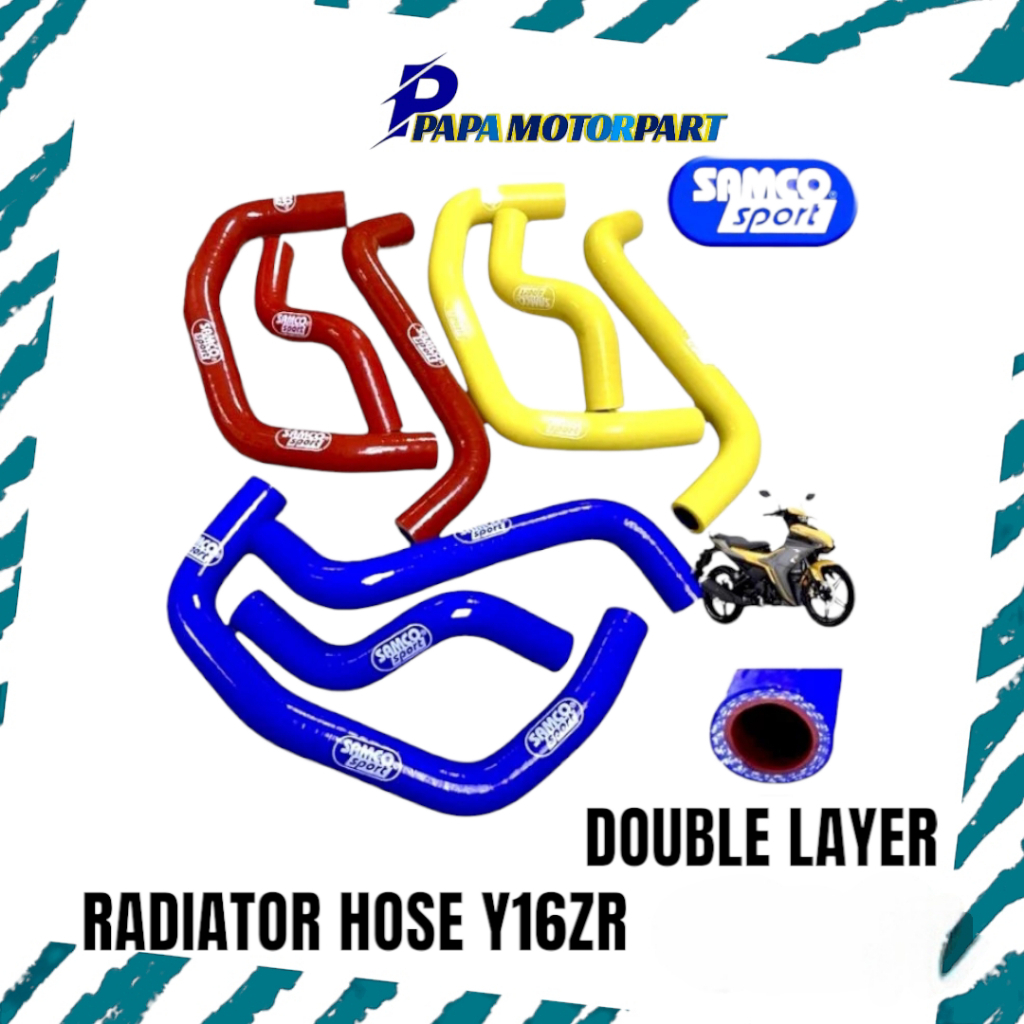 YAMAHA Y16 Y16ZR RADIATOR HOSE Y16ZR Y16 COOLANT HOSE SILICONE SAMCO