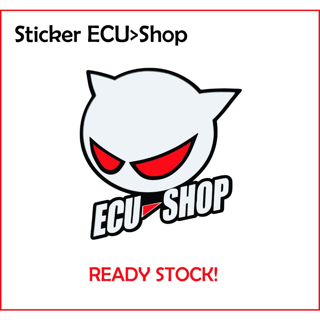 สติกเกอร์จูนเนอร์ ECU Shop ECU สําหรับติดตกแต่งรถยนต์