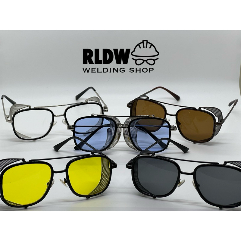 Sunglass Cermin mata tal แว่นกันแดดแว่นตากันแดดความปลอดภัยแว่นตาทํางาน Goggle safety Guard Kerja แว่นตากันแดดกระจกนิรภัย