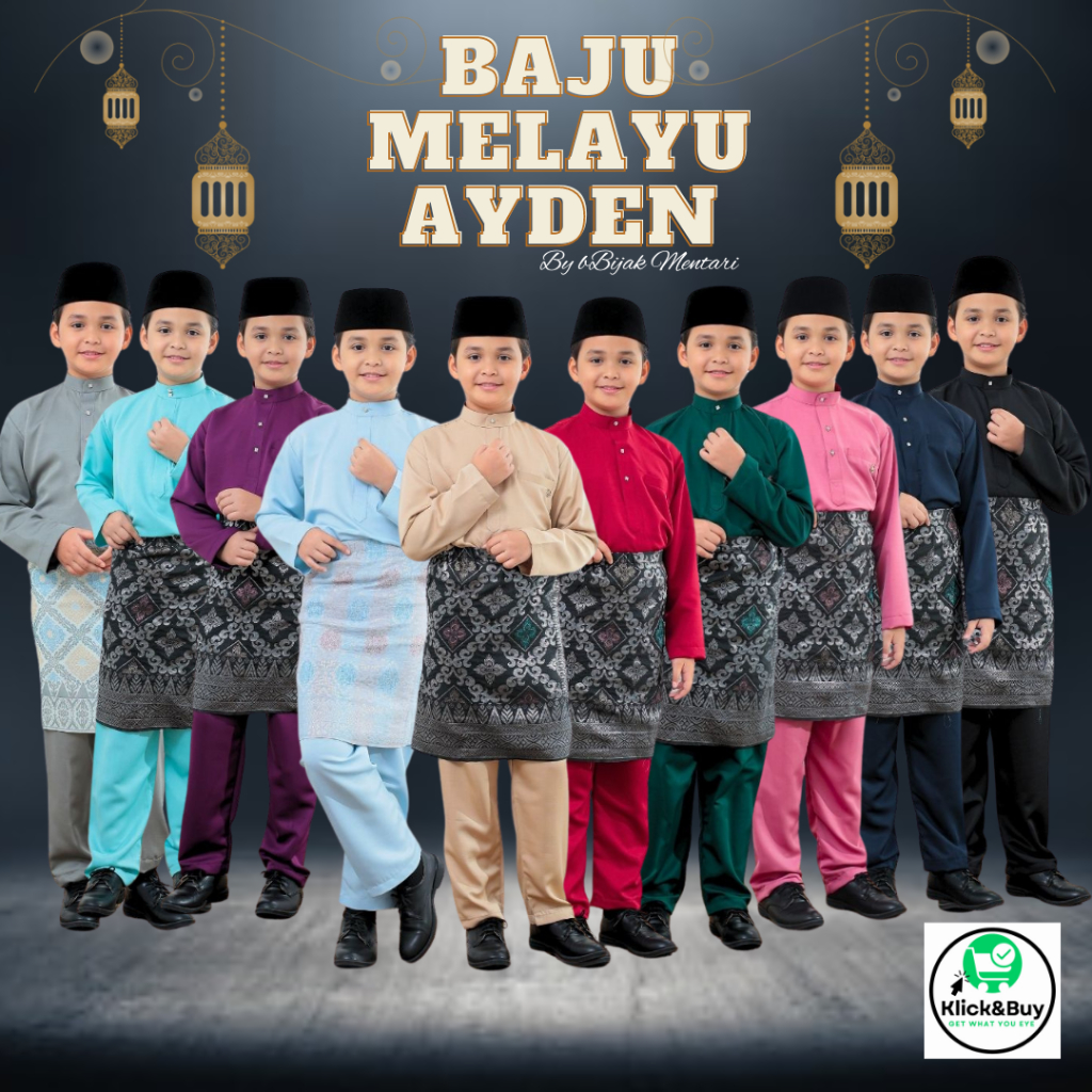 Baju Melayu Ayden By Bijak Mentari 2024
