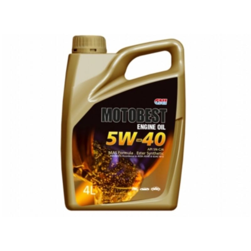 CNI MOTOBEST ENGINE OIL 5W-40 OIL (4L)