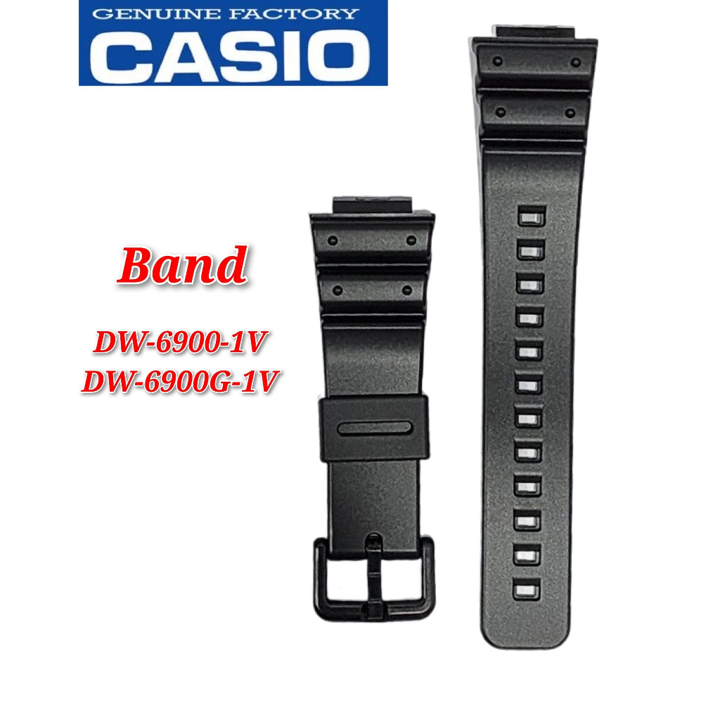 สายนาฬิกาข้อมือเรซิ่น แบบเปลี่ยน สําหรับ G-Shock Watch DW-6900G DW-6900-1V