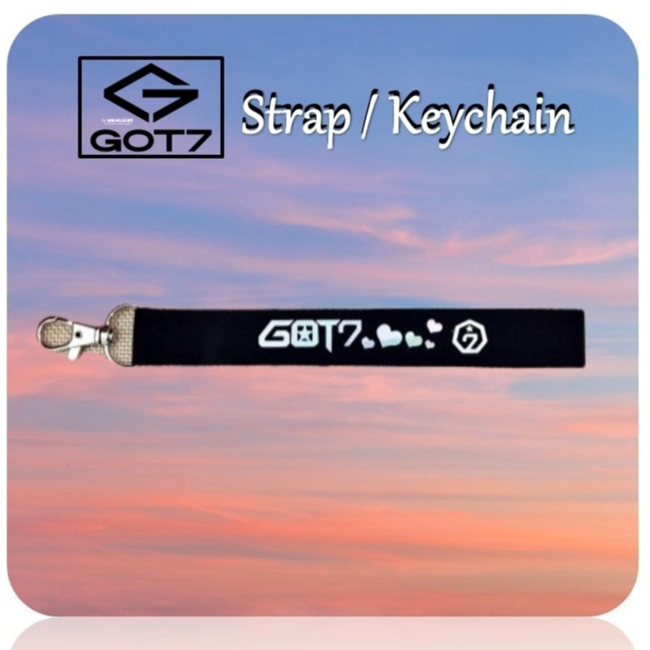 พวงกุญแจ GOT7 สาย GOT7 สายคล้องโทรศัพท์ GOT7
