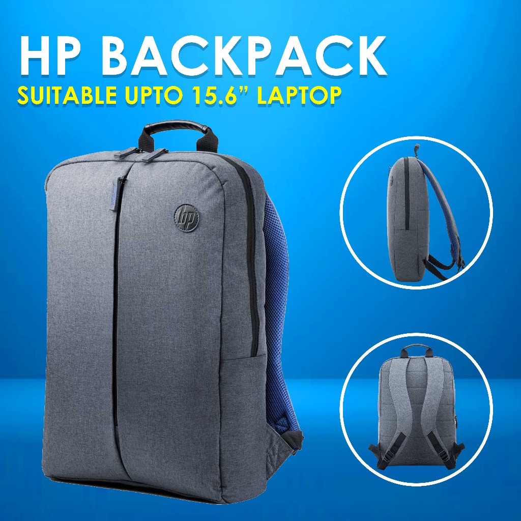 กระเป๋าเป้สะพายหลัง HP ใส่แล็ปท็อปได้ถึง 15.6 นิ้ว สีเทา