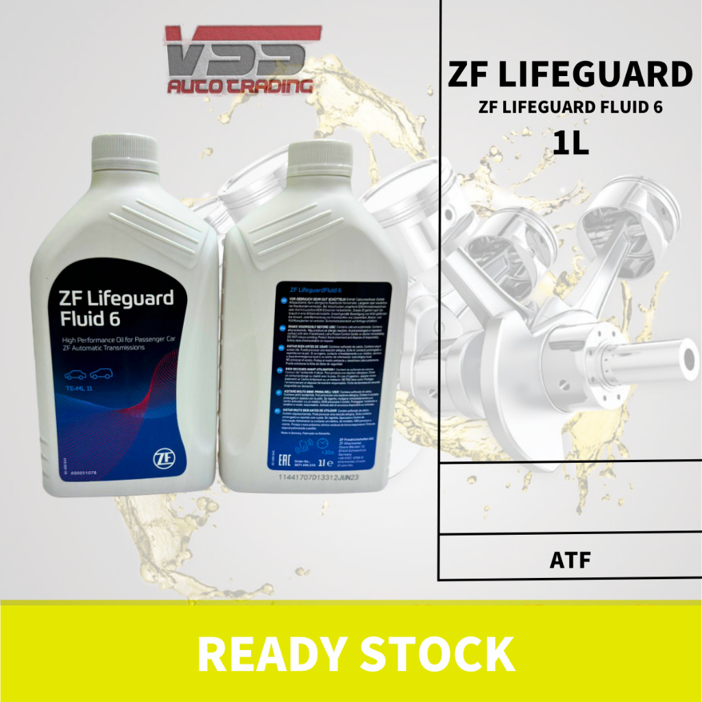 ZF Lifeguard Fluid 6 Auto Transmission Fluid Auto Oil 6HP 1L Bentley BMW GA6HP19Z E60 E90 E46 600051