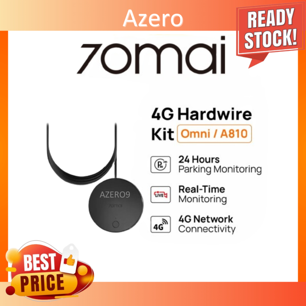70mai 4G Wirekit UP04 Type C แหล่งจ่ายไฟ Adaptor (สําหรับ 70mai Dash cam Omni & A810)