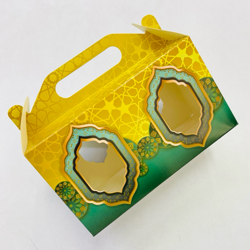 Hari Raya Box 2024 , กล่อง , Kotak Hari Raya , กล่อง Raya คุณภาพสูง การวัด: 8.7" 4.5" x5"