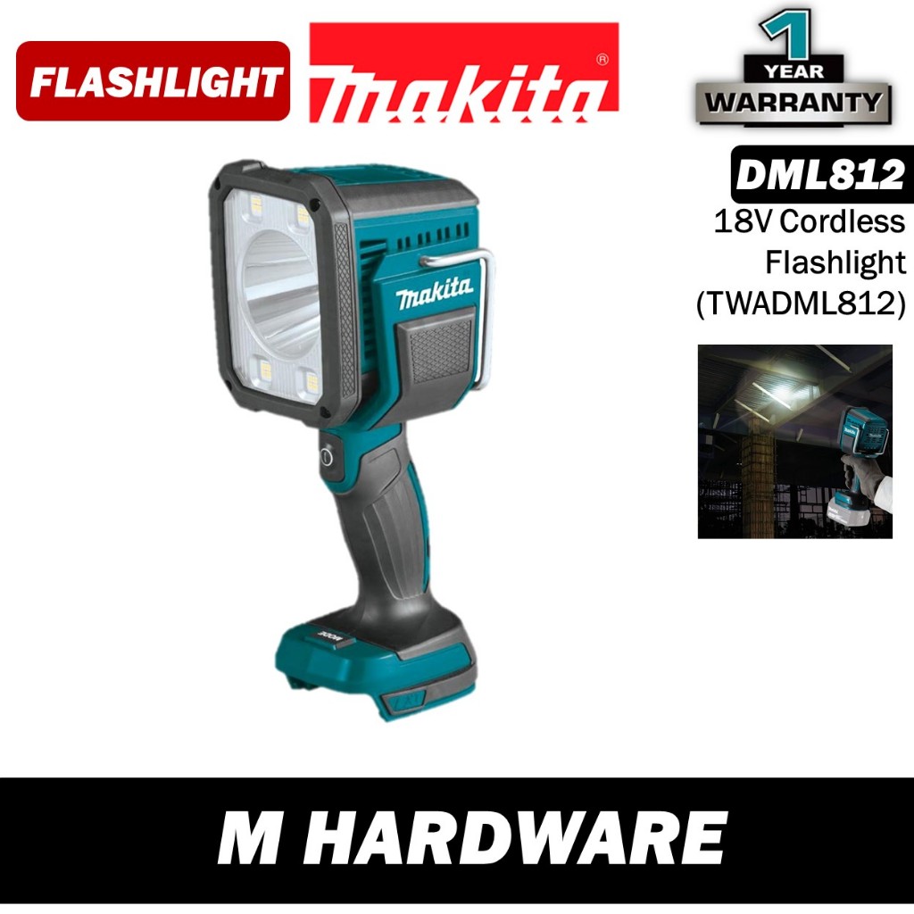 MAKITA DML812 ไฟฉายไร้สาย 18V (TWADML812)