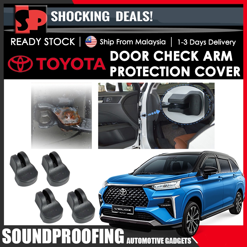 ฝาครอบป้องกันแขนตรวจสอบประตู Toyota Veloz 4 ชิ้น