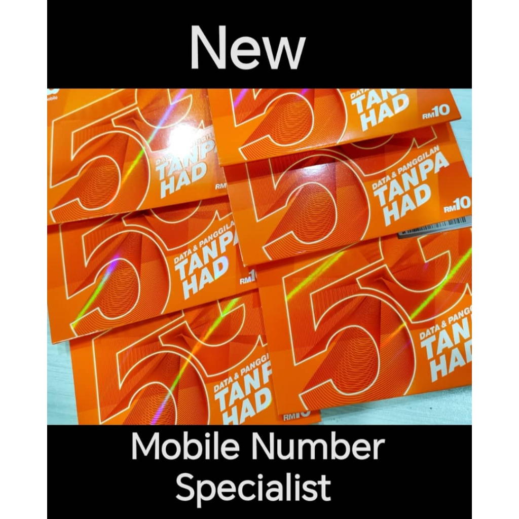 Umobile Plan U / Borneo (2) ใหม่ 5G Sim Nombor Cela Cantik