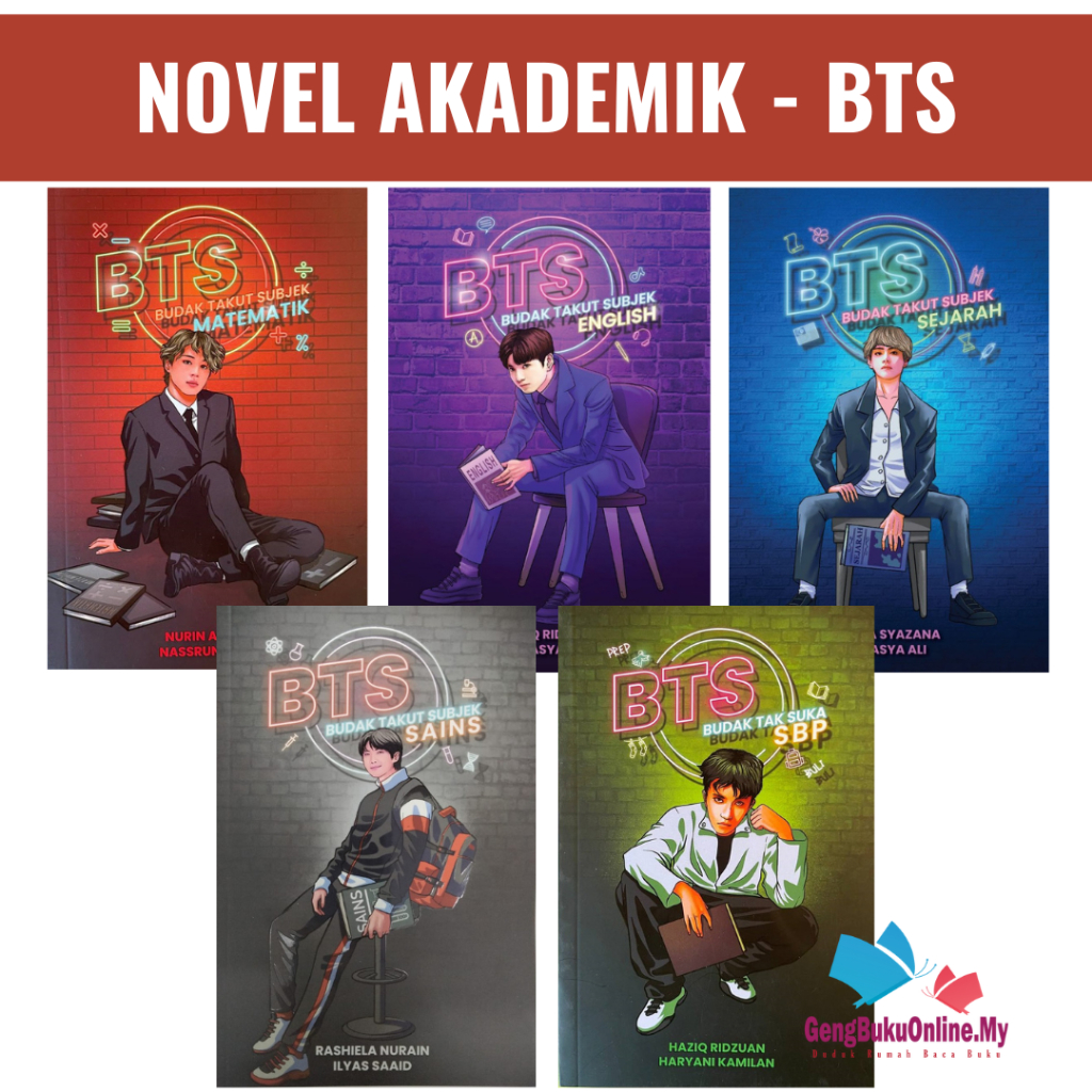 นวนิยาย Akademik BTS - Matematik, Sains, Sejarah, English