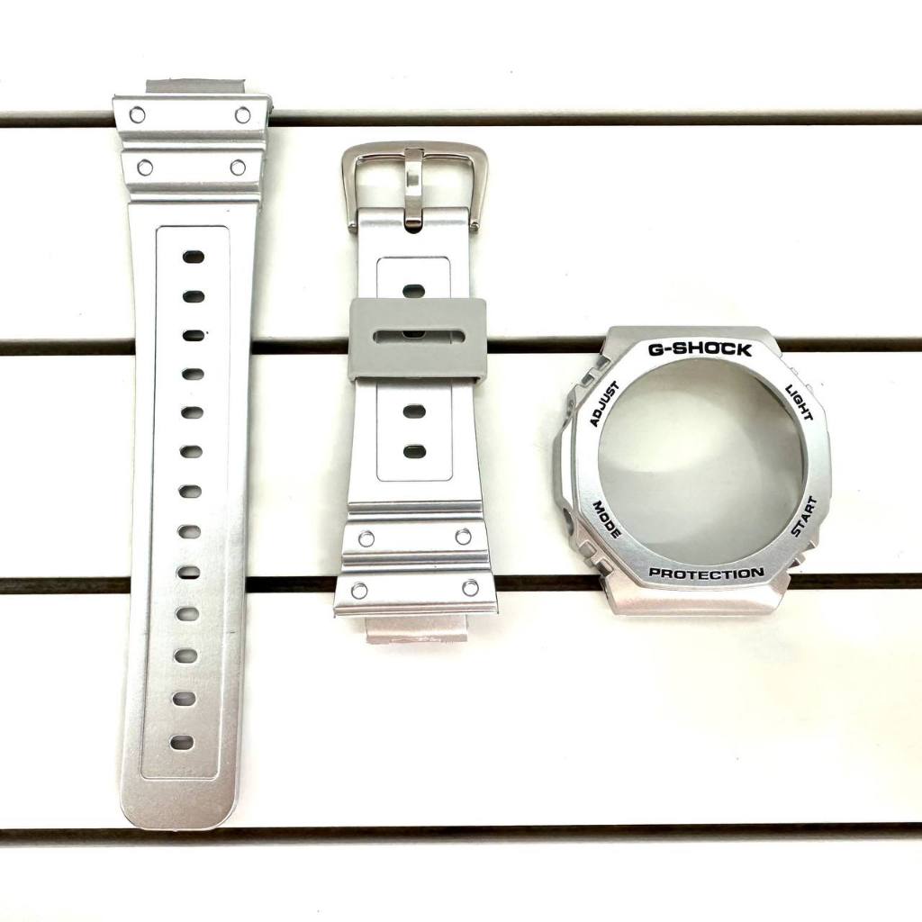 Bnb Ga2100 Tali Ga2100 Casio G Shock Ga2100 สาย Solid Band และ Bezel Tali Jam Ga2100 Bnb Tmj Tmj