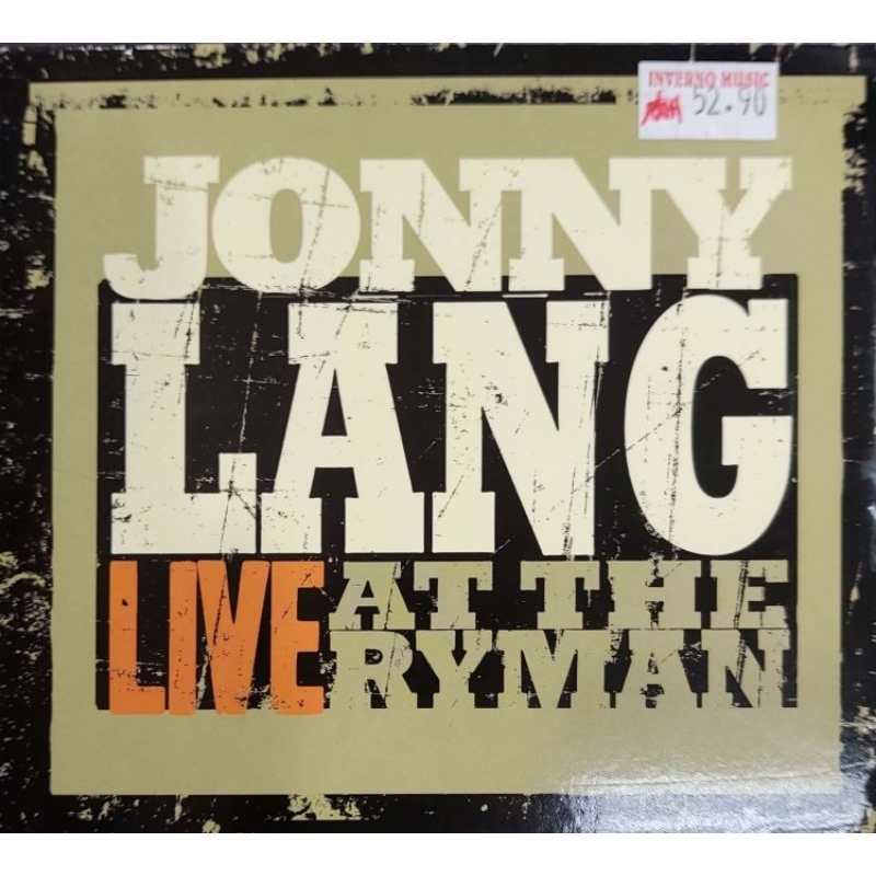 Jonny Lang - Live At The Ryman (CD)