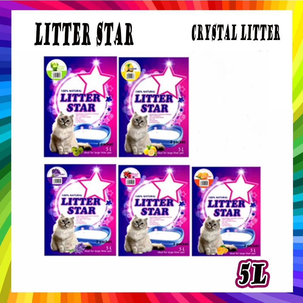 Litter Star Crystal Cat Litter 5L Pasir Kucing