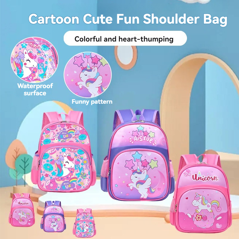 Beg Tadika Perempuan Bagpack Kids Waterproof Bagpack School Viral โรงเรียนอนุบาล