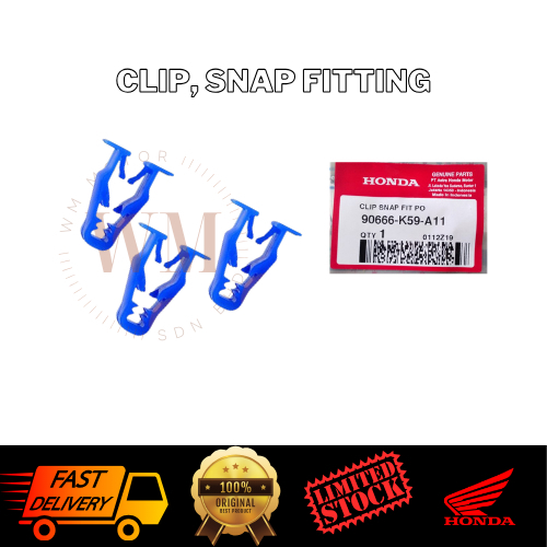 Honda Clip Snap Fitting (90666-K59-A11)