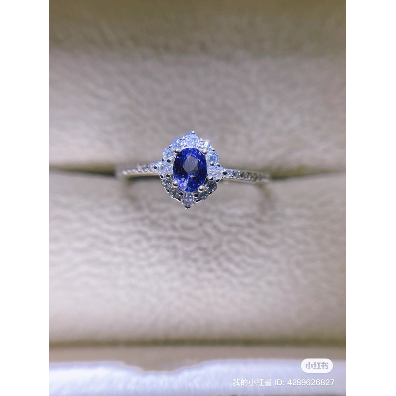 แหวน宝石指 / S925 Sapphire S925 / แหวน S925 ไพลิน s925