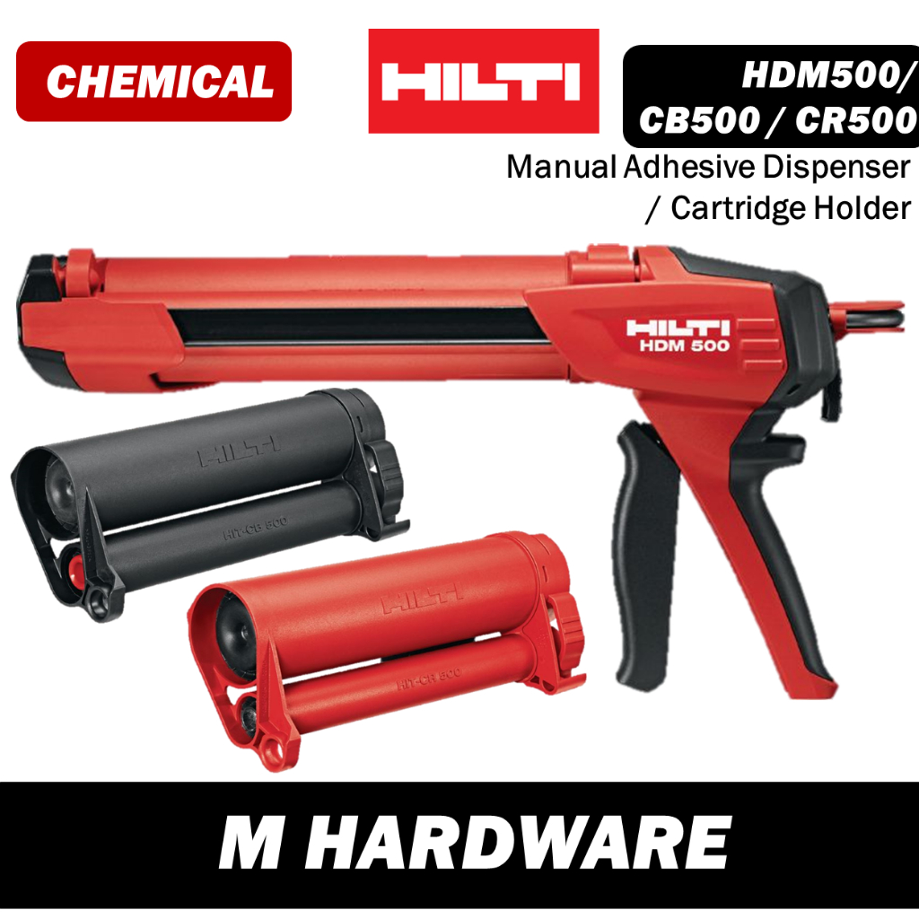 HILTI HDM500 / CR500 / CB500 Manual Adhesive Dispenser / Cartridge Holder
