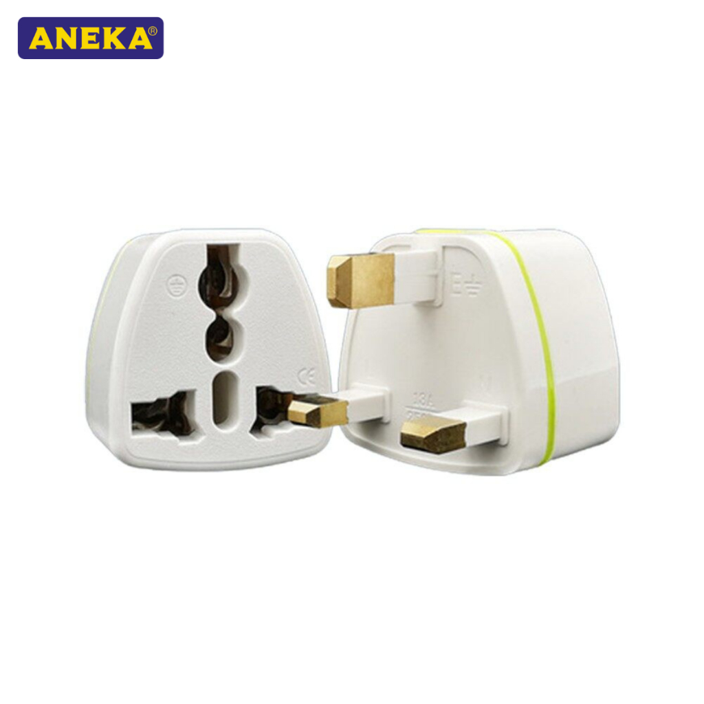 100% ทองแดงUniversal 3 Pin Adapter Plug Europe Travel Converter Adaptor Socket 2 Pin