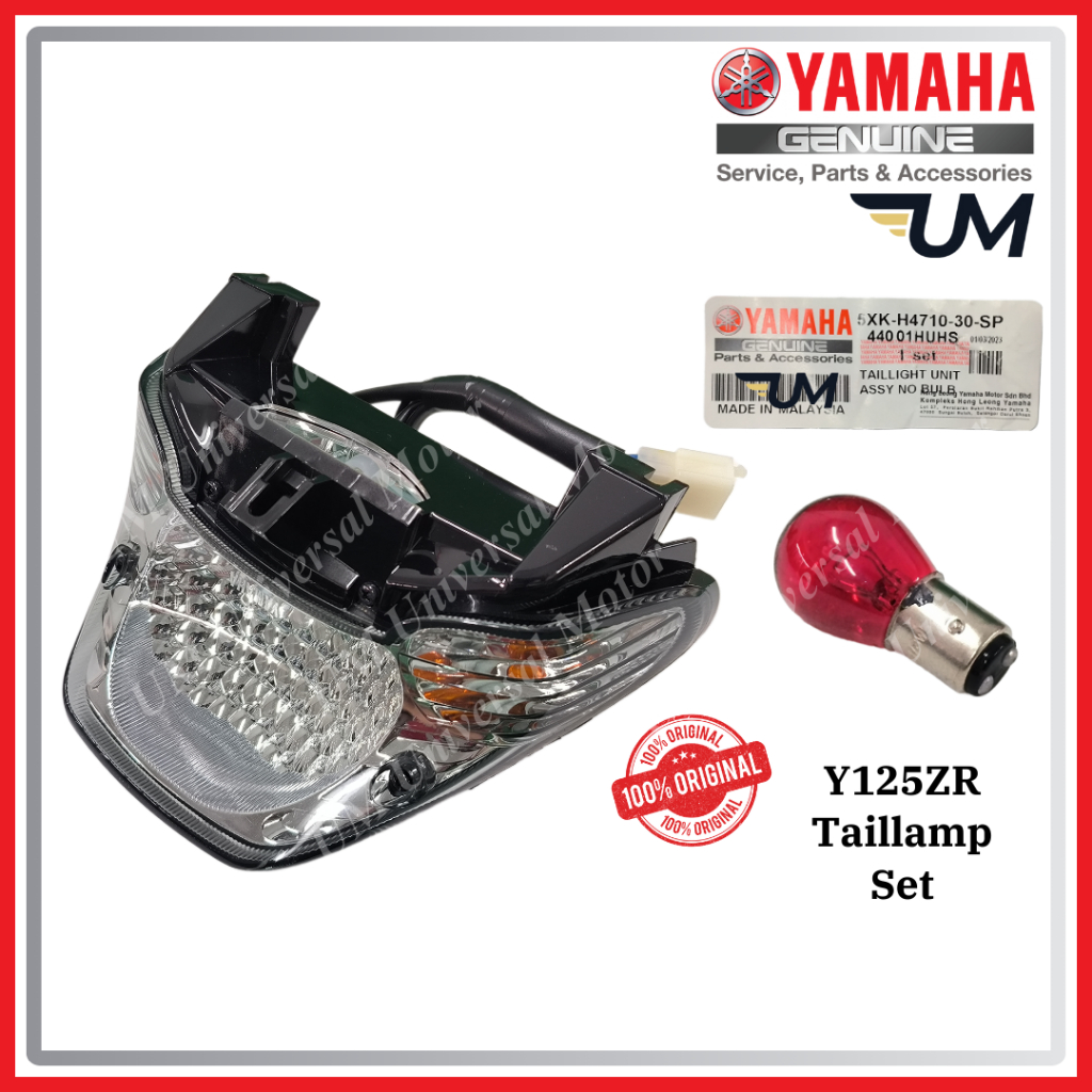YAMAHA Y125ZR TAILLAMP REAR BULB 5XK-H4710 LAMPU BELAKANG TAIL LAMP LIGHT TAILLIGHT Y125Z Y125 125ZR