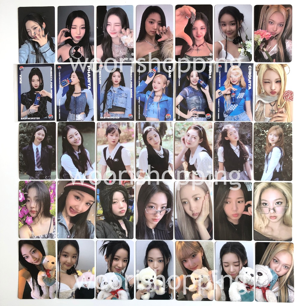 BABYMONSTER "BABYMONS7ER" Pop-Up Store / COEX Cafe Lucky Draw อัลบั้มอย่างเป็นทางการ POB Pepsi Photo