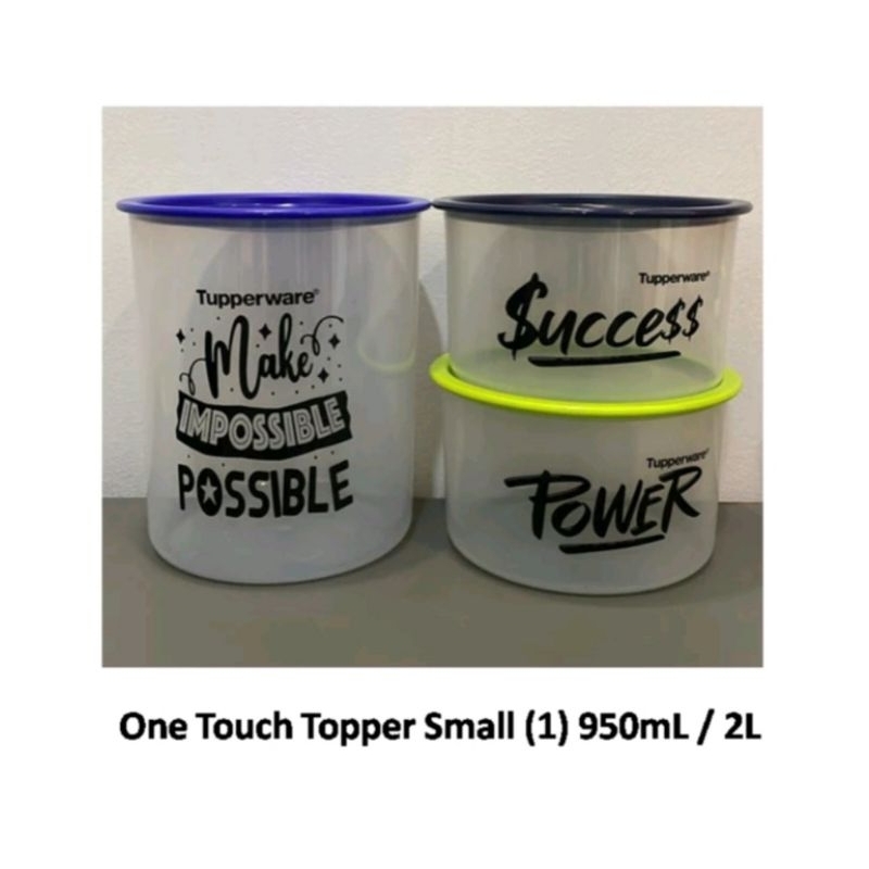Tupperware One Touch Topper 3.0 ลิตรหรือ 1.4 ลิตร Tupperware One Touch Topper 3.0 ลิตรหรือ 1.4 ลิตร 1 ชิ ้ น