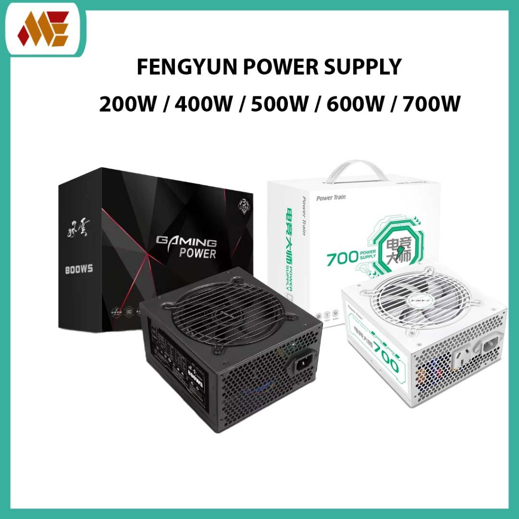 FENGYUN PSU แหล่งจ่ายไฟเหมาะสําหรับการเล่นเกม 200W / 400W / 500W / 600W / 700W
