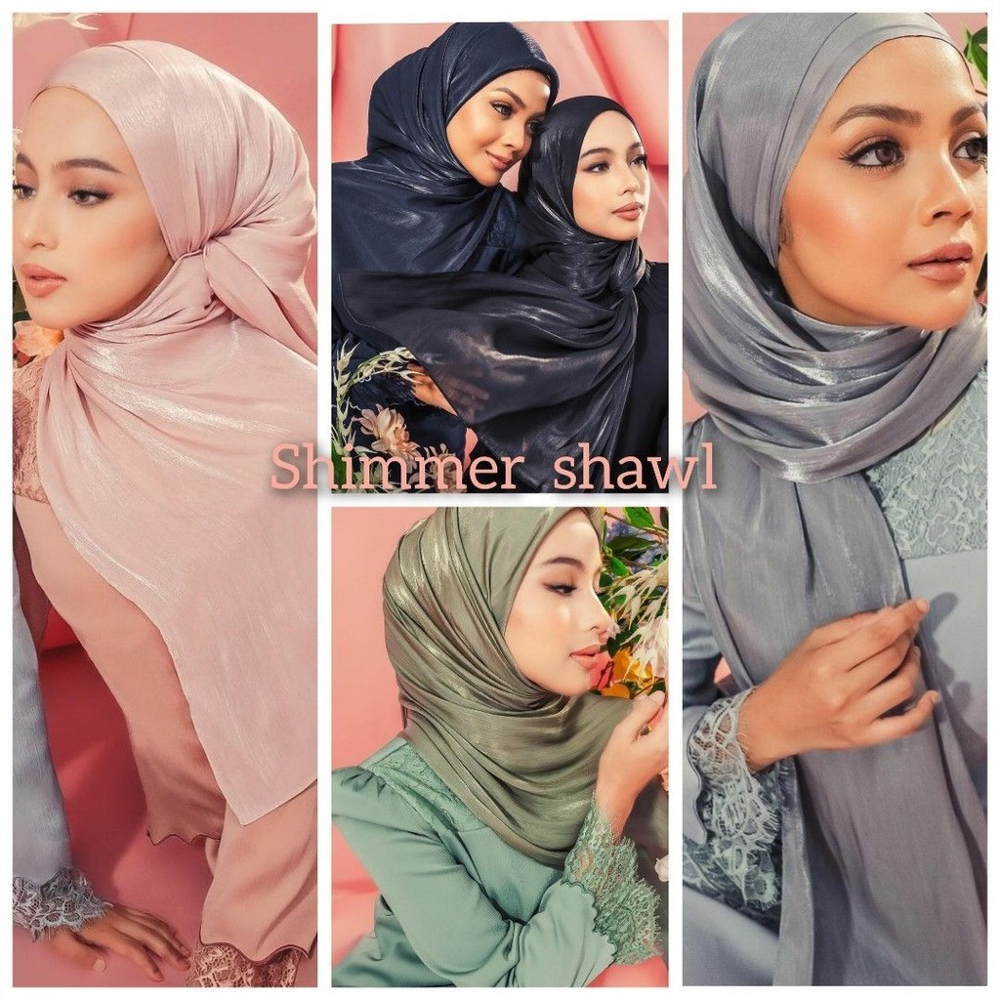 SHAWL SHIMMER VIRAL PLAIN คุณภาพสูงและความสะดวกสบาย