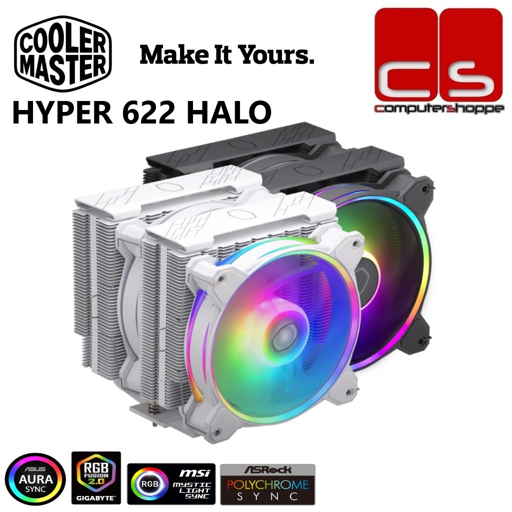 Cooler Master HYPER 622 HALO ARGB CPU Air Cooler
